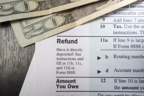 tax refund, Aurora divorce attorney